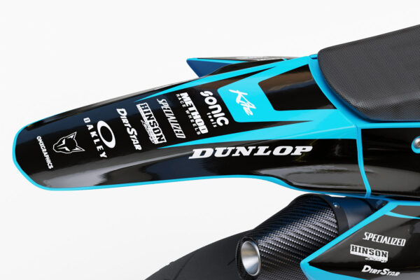 Kit déco motocross TM Racing - Local - Bleu 3