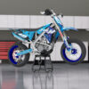 Kit déco motocross TM Racing - Local - Bleu Promo
