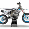 Kit déco motocross TM Racing - Phantom - Blanc