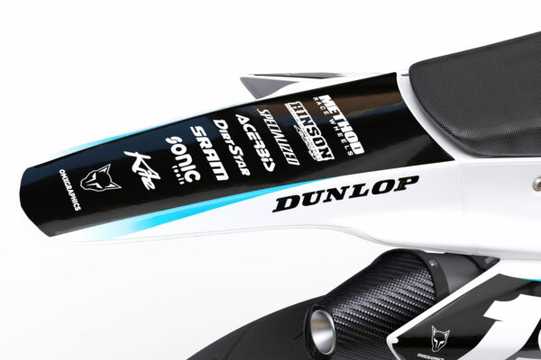 Kit déco motocross TM Racing - Phantom - Blanc 3