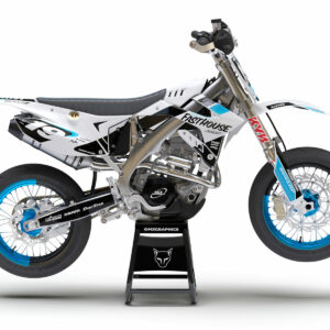 Kit déco motocross TM Racing - Phantom - Blanc