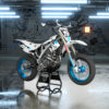 Kit déco motocross TM Racing - Phantom - Blanc Promo