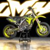 Kit déco motocross TM Racing - Punch - Lime Promo