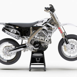 Kit déco motocross TM Racing - Race - Blanc