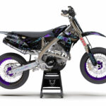 Kit déco motocross TM Racing - Rhyme - Noir