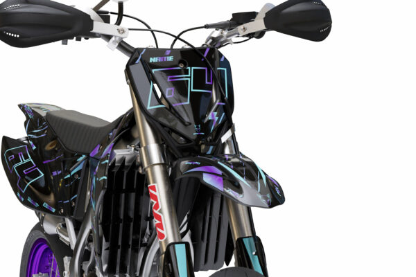 Kit déco motocross TM Racing - Rhyme - Noir 2