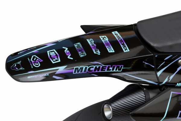 Kit déco motocross TM Racing - Rhyme - Noir 3