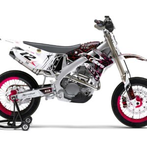 Kit déco motocross TM Racing - Rival - Rose