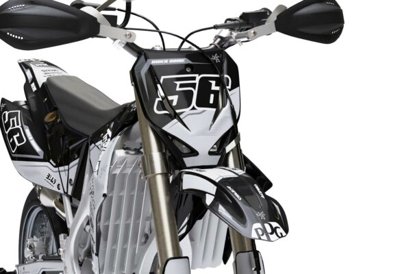 Kit déco motocross TM Racing - Sleek - Gris 2