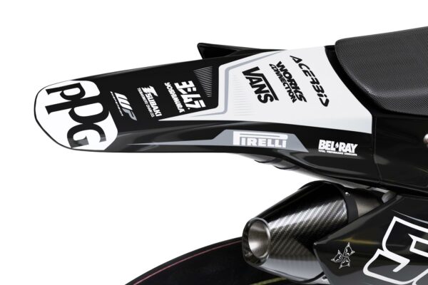 Kit déco motocross TM Racing - Sleek - Gris 3