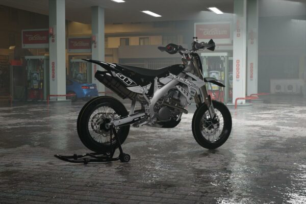 Kit déco motocross TM Racing - Sleek - Gris Promo