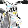 Kit déco motocross TM Racing - Split - Jaune 2