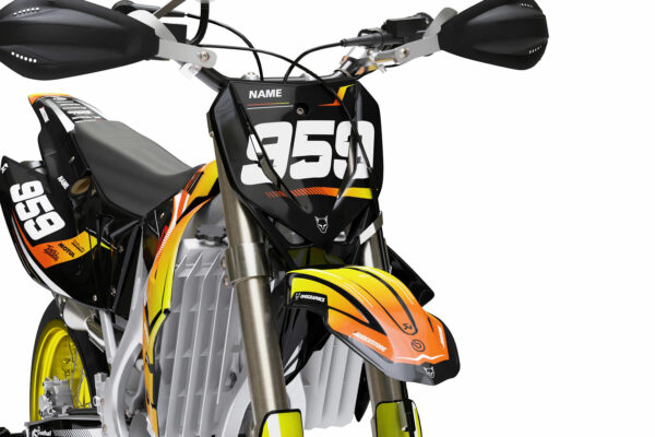 Kit déco motocross TM Racing - Syndicate - Orange 2