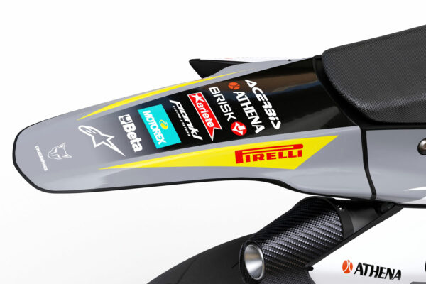 Kit déco motocross TM Racing - Team - Gris 3