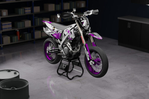 Kit déco motocross TM Racing - Thunder - Violet Promo