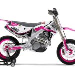 Kit déco motocross TM Racing - Trace - Rose