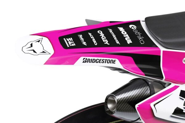 Kit déco motocross TM Racing - Trace - Rose 3