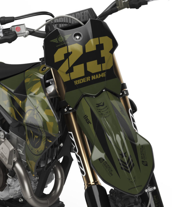 Kit déco motocross Triumph - Army 2
