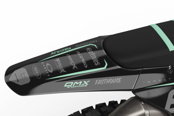 Kit déco motocross Triumph - Avenger - Noir Bleu 3