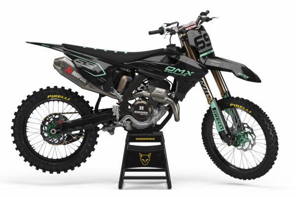 Kit déco motocross Triumph - Avenger - Noir Bleu