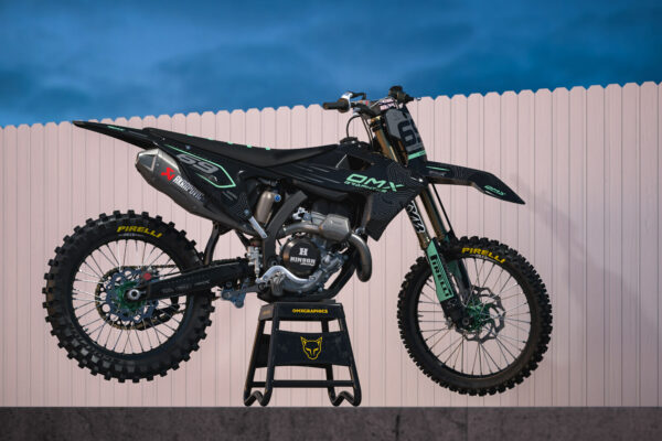 Kit déco motocross Triumph - Avenger - Noir Bleu Promo