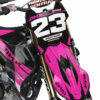 Kit déco motocross Triumph - Bandit - Rose 2
