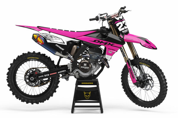 Kit déco motocross Triumph - Bandit - Rose