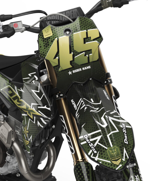 Kit déco motocross Triumph - Battalion