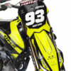 Kit déco motocross Triumph - Core - Noir Jaune 2
