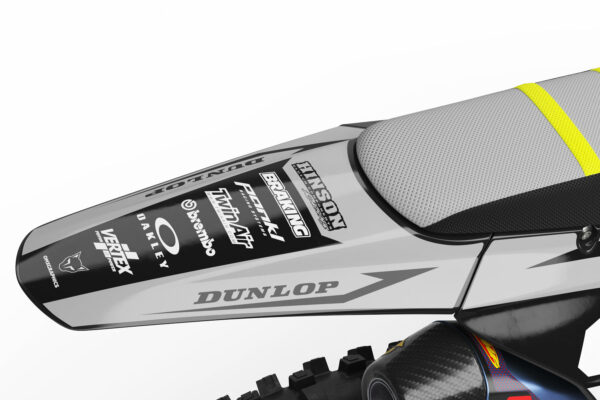 Kit déco motocross Triumph - Core - Noir Jaune 3