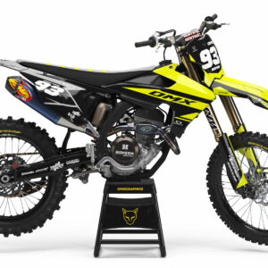 Kit déco motocross Triumph - Core - Noir Jaune