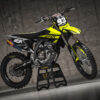 Kit déco motocross Triumph - Core - Noir Jaune Promo