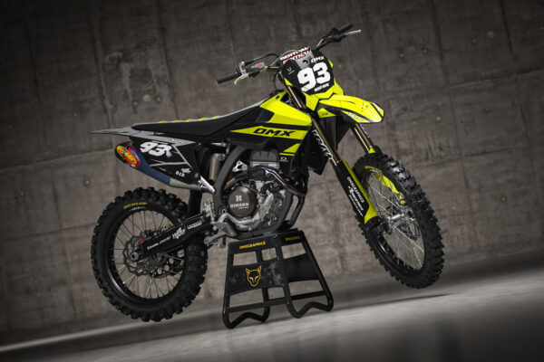Kit déco motocross Triumph - Core - Noir Jaune Promo