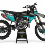 Kit déco motocross Triumph - Frost - Bleu