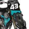 Kit déco motocross Triumph - Frost - Bleu 2