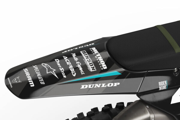 Kit déco motocross Triumph - Frost - Bleu 3