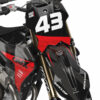Kit déco motocross Triumph - Frost - Rouge 3