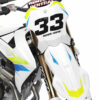 Kit déco motocross Triumph - Glitch - Lime Bleu 2