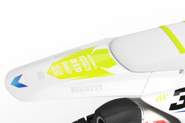 Kit déco motocross Triumph - Glitch - Lime Bleu 3