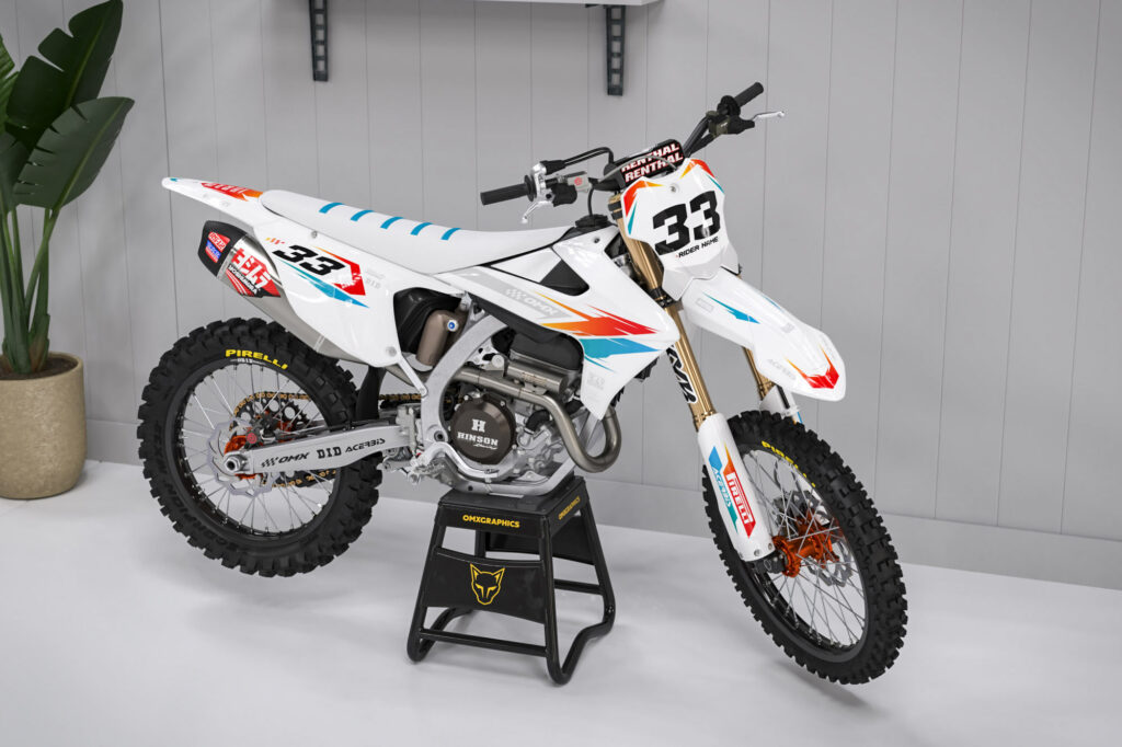 Kit déco motocross Triumph - Glitch Promo