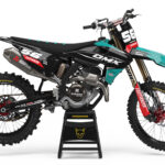 Kit déco motocross Triumph - Instinct - Bleu