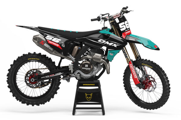 Kit déco motocross Triumph - Instinct - Bleu