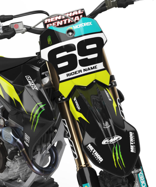 Kit déco motocross Triumph - Monster - Energy 2