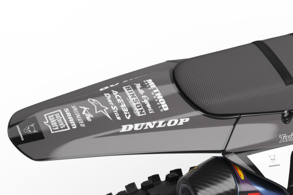 Kit déco motocross Triumph - Monster - Energy Noir 3