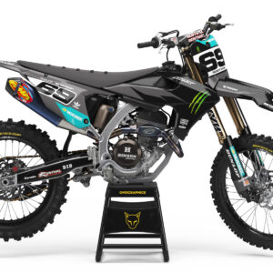 Kit déco motocross Triumph - Monster - Energy Noir