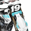 Kit déco motocross Triumph - Phantom - Blanc Bleu 2