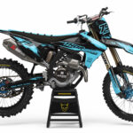 Kit déco motocross Triumph - Punch - Bleu