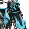 Kit déco motocross Triumph - Punch - Bleu 2