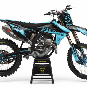 Kit déco motocross Triumph - Punch - Bleu