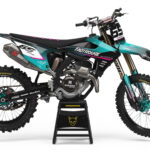 Kit déco motocross Triumph - Reckless - Bleu